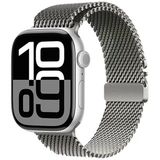Zore Apple İle Uyumlu Watch 10 46Mm Krd-121 Metal Hasır Kordon