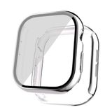 Zore Apple İle Uyumlu Watch 10 46mm Sert PC Kasa Electroplatink Çerçeveli Ekran Koruyucu Watch Gard 36, Gümüş