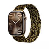 Zore Apple İle Uyumlu Watch 38Mm Krd-01 Leopar Desenli Metal Kordon