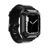 Zore Apple İle Uyumlu Watch 38Mm Krd-88 Sert Pc Kasa Koruyuculu Silikon Kordon