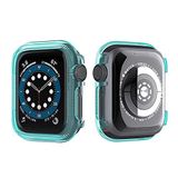 Zore Apple İle Uyumlu Watch 38mm Watch Gard 03 Kasa Koruyucu, Mavi