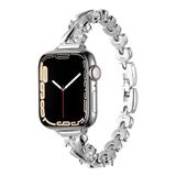 Zore Apple İle Uyumlu Watch 38mm/40mm KRD-103 Metal Kordon Gümüş