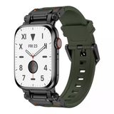 Zore Apple İle Uyumlu Watch 42Mm Krd-101 Titanyum Metal Başlıklı Silikon Kordon