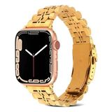 Zore Apple İle Uyumlu Watch 42mm KRD-54 Metal Kordon Gold