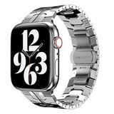 Zore Apple İle Uyumlu Watch 42mm KRD-63 Metal Kordon Gümüş