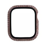 Zore Apple İle Uyumlu Watch 7 45Mm Watch Gard 24 Kenarları Taşlı Sert Pc Kasa Ve Ekran Koruyucu