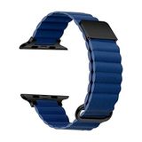Zore ​​​Apple İle Uyumlu Watch Ultra 42/44/49mm KRD-78 PU Deri Kordon Strap Kayış Lacivert