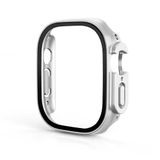 Zore Apple İle Uyumlu Watch Ultra 49mm Kasa ve Ekran Koruyucu Watch Gard 19, Gümüş