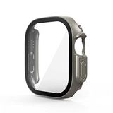 Zore Apple İle Uyumlu Watch Ultra 49mm Kasa ve Ekran Koruyucu Watch Gard 20, Gri