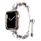 Zore Apple İle Uyumlu Watch Ultra 49Mm Krd-115 Renkli Taş Tasarımlı Kordon