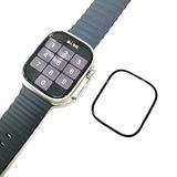 Zore Apple İle Uyumlu Watch Ultra 49mm PMMA Pet Saat Ekran Koruyucu, Siyah
