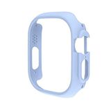Zore Apple İle Uyumlu Watch Ultra 49mm Sert PC Kasa Koruyucu Watch Gard 18, Mavi Açık