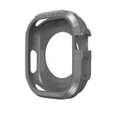 Zore Apple İle Uyumlu Watch Ultra 49mm Silikon TPU Kasa Koruyucu Watch Gard 17, Gri