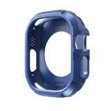 Zore Apple İle Uyumlu Watch Ultra 49mm Silikon TPU Kasa Koruyucu Watch Gard 17, Mavi