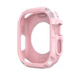 Zore Apple İle Uyumlu Watch Ultra 49mm Silikon TPU Kasa Koruyucu Watch Gard 17, Pembe