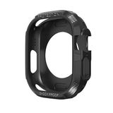 Zore Apple İle Uyumlu Watch Ultra 49mm Silikon TPU Kasa Koruyucu Watch Gard 17, Siyah