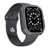 Zore Apple İle Uyumlu Watch Ultra 49mm Silikon TPU Kasa Koruyucu Watch Gard 31, Gri