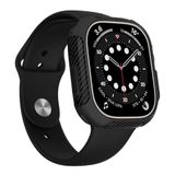 Zore Apple İle Uyumlu Watch Ultra 49mm Silikon TPU Kasa Koruyucu Watch Gard 31, Siyah