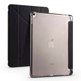 Zore Apple iPad 10.2 2021 9. Nesil Uyumlu Siyah Tri Folding Kalem Bölmeli Standlı Kılıf