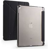 Zore Apple iPad 10.2 8. Nesil Tri Folding Kalem Bölmeli Standlı - Siyah Kılıf