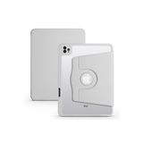 Zore Apple iPad 10.9 2022 10. Nesil Uyumlu Gri Termik Kalem Bölmeli Dönebilen Standlı Kılıf