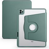 Zore Apple iPad 10.9 2022 10. Nesil Uyumlu Koyu Yeşil Termik Kalem Bölmeli Dönebilen Standlı Kılıf