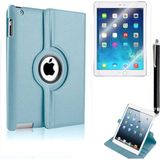 ZORE Apple iPad 2 3 4 Zore Dönebilen Standlı Tablet Kılıfı - Mavi