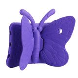 Zore Apple iPad 9.7 2017 5. Nesil Uyumlu Mor Butterfly Standlı Tablet Kılıf