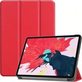 Zore Apple iPad Air 10.9 2020 4. Nesil Uyumlu Kırmızı Smart Cover Standlı 1-1 Kılıf