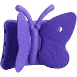 Zore Apple iPad Mini 1 Uyumlu Mor Butterfly Standlı Tablet Kılıf