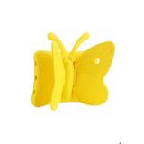 Zore Apple iPad Mini 5 Uyumlu Butterfly Sarı Standlı Tablet Kılıf