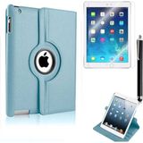 Zore Apple iPad Mini 5 Uyumlu Dönebilen Mavi Standlı Kılıf
