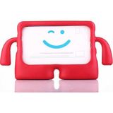 ZORE Apple iPad Pro 10.5 (7.nesil) Figürlü Silikon Çocuk Tablet Stand Kılıf Kırmızı