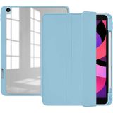 Zore Apple iPad Pro 10.5 7. Nesil Uyumlu Mavi Açık Nort Arkası Şeffaf Standlı Kılıf