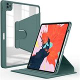 Zore Apple iPad Pro 11 2022 M2 Uyumlu Koyu Yeşil Nayn Dönebilen Standlı Kılıf