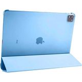 Zore Apple iPad Pro 12.9 2021 5. Nesil Uyumlu Mavi Smart Cover Standlı 1-1 Kılıf