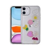 Zore Apple iPhone 11 Figürlü Desenli Işıltılı Sert Sos Kapak Kılıf