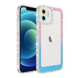 Zore Apple iPhone 11 Kılıf Simli ve Renk Geçiş Tasarımlı Lens Korumalı Park Kapak