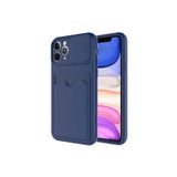 Zore Apple iPhone 11 Pro Kartix Kapak Lacivert Cep Telefonu Kılıfı