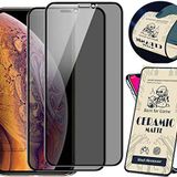 zore Apple iPhone 11/XR Mat Seramik Nano 9D Ekran Tam Kaplayan Kavisli Kırılmaz Cam İnce Ekran Koruyucu (Anti Parmak İzi)