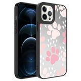 Zore Apple iPhone 12 Pro Max Aynalı Desenli Kamera Korumalı Parlak Mirror Kapak Kılıf
