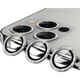 ZORE Apple iPhone 12 Pro Max CL-06 Renkli Taşlı Kamera Lens Koruyucu