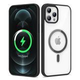 Zore Apple iPhone 12 Pro Max Magsafe Wireless Şarj Özellikli Silikon Ege Kapak Kılıf