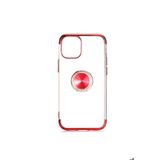 Zore Apple iPhone 12 Pro Max Uyumlu Kırmızı Gess Silikon Kılıf