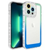 Zore Apple iPhone 12 Pro Simli ve Renk Geçiş Tasarımlı Lens Korumalı Park Kapak Kılıf