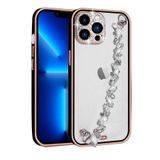 Zore Apple iPhone 12 Pro Taş Süslemeli Kamera Korumalı El Tutamaçlı Blazer Kapak Kılıf