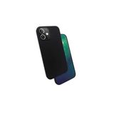 Zore Apple iPhone 12 Uyumlu Siyah Silk Silikon Kılıf
