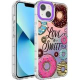 ZORE Apple iPhone 13 Kılıf Renkli Desenli Sert Silikon Zore Korn Kılıf NO11
