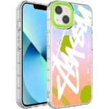 ZORE Apple iPhone 13 Kılıf Renkli Desenli Sert Silikon Zore Korn Kılıf NO2