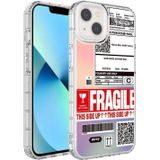 ZORE Apple iPhone 13 Kılıf Renkli Desenli Sert Silikon Zore Korn Kılıf NO5